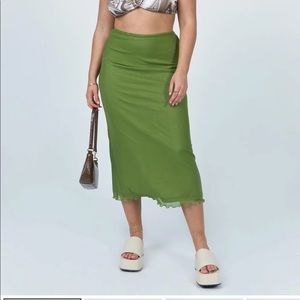 NWT Princess Polly Deanna Midi Skirt